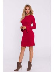 Made of emotion Sukienka w kolorze czerwonym rozmiar: L/XL. Czerwone sukienki damskie Made Of Emotion, l, bez wzorów, bez kołnierzyka, bez ramiączek, mini. Za 147.95 zł.