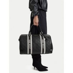 Torba weekendowa Nine West. Czarne torebki klasyczne damskie Nine West, bez wzorów, bez dodatków. Za 399.99 zł.