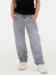 Calvin Klein Jeans Jeansy IG0IG02607 M Granatowy Wide Leg. Niebieskie spodnie dziewczęce Calvin Klein Jeans, z bawełny. Za 249.99 zł.