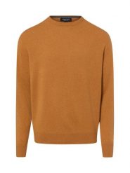 Andrew James sweter z czystego kaszmiru Mężczyźni Kaszmir (100%) pomarańczowy, S. Brązowe swetry męskie Andrew James, m, bez wzorów, z kaszmiru, bez kołnierzyka. Za 749.95 zł.