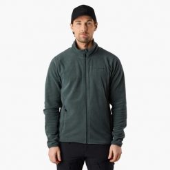 Bluza Polarowa Rozpinana Wędrówki Mężczyzna Tromsö Szybkoschnący. Niebieskie bluzy z kapturem męskie SWEDEMOUNT, m, z materiału. Za 143.99 zł.