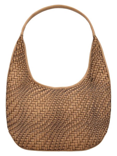 HIDE & STITCHES Skórzany shopper bag w kolorze jasnobrązowym - 40 x 24 x 10 cm rozmiar: onesize. Brązowe shopper bag damskie HIDE & STITCHES, bez wzorów, z materiału, na ramię, bez dodatków. Za 479.95 zł.