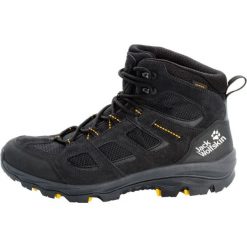Buty do chodzenia męskie Jack Wolfskin Vojo 3 Texapore Mid. Czarne buty trekkingowe męskie Jack Wolfskin, z materiału, bez zapięcia, trekkingowe. Za 643.00 zł.