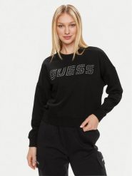 Guess Bluza Skylar V4GQ07 K8802 Czarny Relaxed Fit. Czarne bluzy bez kaptura damskie Guess, xs, z bawełny. Za 379.99 zł.