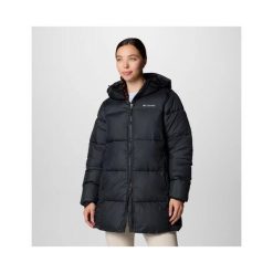 Kurtka puchowa damska Columbia Puffect II Mid Hooded. Czarne kurtki damskie Columbia, l, bez wzorów, z puchu, bez kaptura, narciarskie. Za 579.99 zł.
