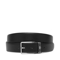 Pasek BOSS. Czarne paski męskie Boss, bez wzorów. Za 679.99 zł.