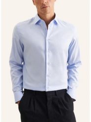 Seidensticker Koszula w kolorze błękitnym rozmiar: 40. Niebieskie koszule męskie Seidensticker, bez wzorów, z bawełny, bez kołnierzyka, bez ramiączek. Za 100.52 zł.