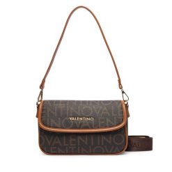 Torebka Valentino. Brązowe torebki klasyczne damskie Valentino, bez wzorów, bez dodatków. Za 609.99 zł.