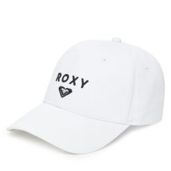 Czapka z daszkiem Roxy. Białe czapki z daszkiem damskie Roxy, bez wzorów. Za 79.99 zł.