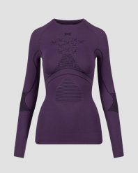 Koszulka damska X-Bionic Energy Accumulator 4.0 Shirt Lg Sl Midnight Aura P025. Fioletowe bluzki sportowe damskie X BIONIC, l, bez wzorów, z materiału, bez ramiączek. Za 719.99 zł.
