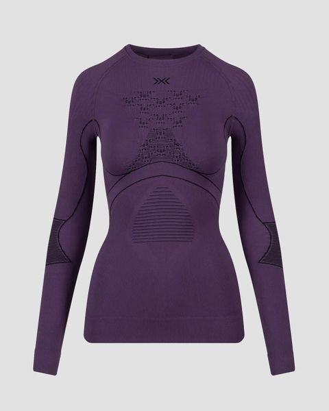Koszulka damska X-Bionic Energy Accumulator 4.0 Shirt Lg Sl Midnight Aura P025. Fioletowe bluzki sportowe damskie X BIONIC, l, bez wzorów, z materiału, bez ramiączek. Za 719.99 zł.