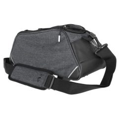 Torba transportowa Ramsey z systemem Klickfix. Szare torby męskie na ramię NORCO, z aplikacjami, duże, bez dodatków. Za 334.35 zł.