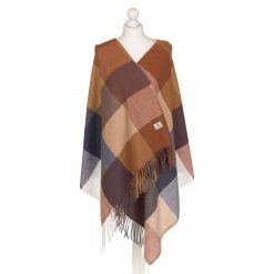 Szalik damski Peterson PTN SP100 brązowy. Brązowe szaliki i kominy damskie Peterson, na jesień, bez wzorów, z materiału. Za 42.99 zł.