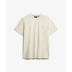 T-shirt luźny damski Superdry Essential Logo. Białe t-shirty damskie Superdry., xs, bez wzorów, prążkowane, bez kołnierzyka. Za 139.75 zł.