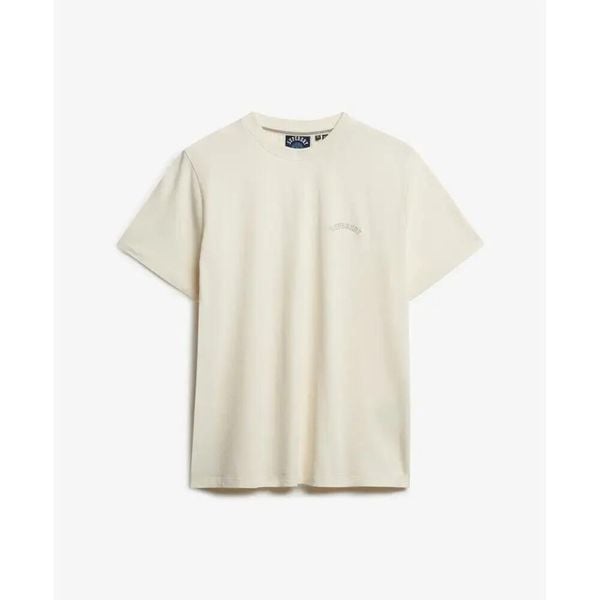T-shirt luźny damski Superdry Essential Logo. Białe t-shirty damskie Superdry., xs, bez wzorów, prążkowane, bez kołnierzyka. Za 139.75 zł.