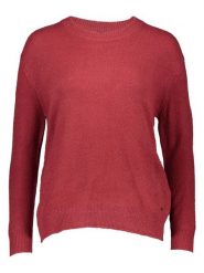 Pepe Jeans Sweter w kolorze czerwonym rozmiar: M. Czerwone swetry klasyczne damskie Pepe Jeans, m, z jeansu, bez kołnierzyka. Za 165.71 zł.
