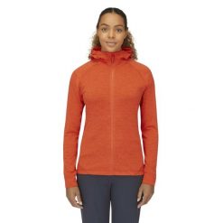 Bluza z kapturem damska Rab Nexus Hoody z kapturem. Czarne bluzy z kapturem damskie RAB, l. Za 314.99 zł.