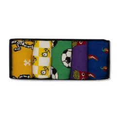 Skarpetki Męskie, Zestaw 5 par, Piłka Frytki Papryczka Kościotrup SpongeBob Casualowe -HIS STORY. Skarpetki męskie His Story, bez wzorów, z bawełny. Za 99.00 zł.
