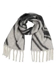 Pieces Szal w kolorze szaro-antracytowym rozmiar: onesize. Czarne szaliki i kominy damskie Pieces, bez wzorów, z materiału. Za 60.99 zł.
