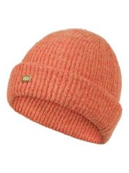 TicketWOMAN Czapka w kolorze pomarańczowym rozmiar: onesize. Pomarańczowe czapki zimowe damskie TicketWOMAN, prążkowane. Za 78.99 zł.