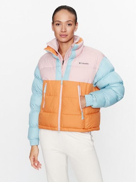 Columbia Kurtka zimowa Pike Lake™ II Cropped Jacket Pomarańczowy Regular Fit. Brązowe kurtki damskie Columbia, na zimę, l, bez wzorów, z syntetyku, bez kaptura. Za 679.99 zł.
