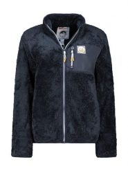 Geographical Norway Kurtka polarowa "Upecious" w kolorze granatowym rozmiar: XXL. Niebieskie kurtki damskie Geographical Norway, xxl, bez wzorów, z polaru, bez kaptura. Za 123.25 zł.