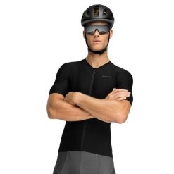 Męska ultralekka koszulka rowerowa Kolarstwo Siroko SRX HighTech. Czarne t-shirty sportowe męskie SIROKO, l, z nylonu, bez ramiączek, rowerowe. Za 252.00 zł.