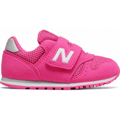 New Balance IV373PK. Buty sportowe dziewczęce New Balance, na lato, bez wzorów, z materiału, bez zapięcia. W wyprzedaży za 129.99 zł.