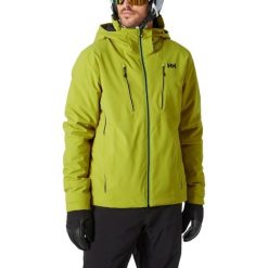 Kurtka Narciarska Męska Helly Hansen Alpha 4.0. Zielone kurtki narciarskie i snowboardowe damskie Helly Hansen, m, bez wzorów, bez kaptura, narciarskie. W wyprzedaży za 1,599.20 zł.
