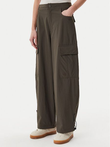 Adidas Spodnie materiałowe Premium Essentials JD4785 Khaki Loose Fit. Brązowe spodnie materiałowe damskie Adidas, bez wzorów, z materiału. Za 309.99 zł.
