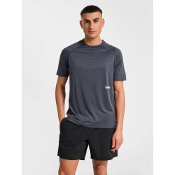 Koszulka Hummel Pulse. Brązowe t-shirty sportowe męskie HUMMEL, l, bez ramiączek, do piłki nożnej. Za 165.00 zł.