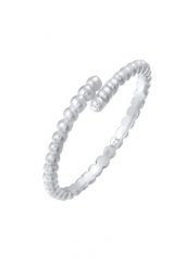 Elli Damska obrączka z motywem kuli otwarta regulowana wykonana z srebra próby 925 Sterling Silver Pierścionki 1 ct Damski. Szare pierścionki damskie Elli, srebrne. Za 126.99 zł.