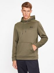 Under Armour Bluza Ua Armour Fleece Hoodie 1373353 Khaki Loose Fit. Brązowe bluzy bez kaptura męskie Under Armour, m, z syntetyku. Za 149.99 zł.