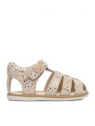 Lasocki Kids Sandały CEO-CI12-BOB-02(II)DZ Beżowy jasny. Brązowe sandały dziewczęce Lasocki Kids, ze skóry, bez zapięcia. Za 119.99 zł.