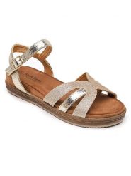 Sixth Sens Sandały w kolorze złotym rozmiar: 41. Żółte sandały damskie Sixth Sens, bez wzorów, bez obcasa. Za 124.65 zł.