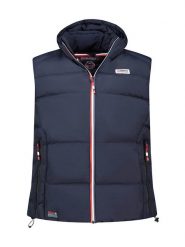 Geographical Norway Kamizelka pikowana "Vito" w kolorze granatowym rozmiar: 3XL. Niebieskie kamizelki męskie Geographical Norway, xl. Za 180.06 zł.