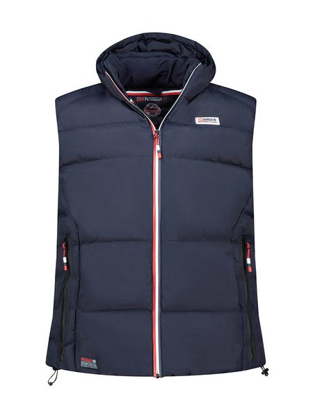 Geographical Norway Kamizelka pikowana "Vito" w kolorze granatowym rozmiar: XXL. Niebieskie kamizelki męskie Geographical Norway, xxl. Za 152.26 zł.