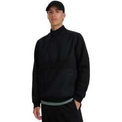 Bluza męska 4F M1947 głęboka czerń 4FWAW25TSWSM1947 20S. Czarne bluzy bez kaptura męskie 4f, bez wzorów, z bawełny, sportowe, bez kołnierzyka, bez ramiączek. Za 149.00 zł.