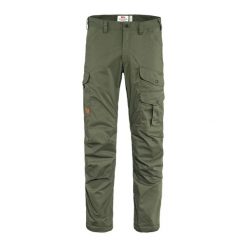 Spodnie trekkingowe męskie Fjällräven Vidda Pro Lite. Zielone spodnie sportowe męskie Fjällräven, z bawełny. Za 839.99 zł.