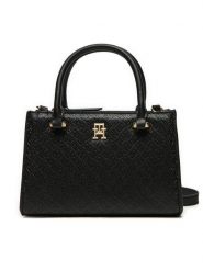 Tommy Hilfiger Torebka AW0AW16932 Czarny. Czarne torebki klasyczne damskie Tommy Hilfiger, bez wzorów, ze skóry, bez dodatków. Za 339.99 zł.