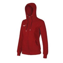 Damska bluza z kapturem Mizuno FZ. Czerwone bluzy sportowe damskie Mizuno, m. Za 237.50 zł.