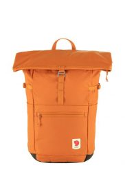 Plecak miejski Fjallraven High Coast Foldsack 24 - sunset orange. Brązowe plecaki męskie Fjällräven, bez wzorów, z materiału. Za 499.00 zł.