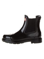 Hunter Kalosze w kolorze czarnym rozmiar: 39. Czarne kalosze damskie Hunter, bez wzorów. Za 325.95 zł.