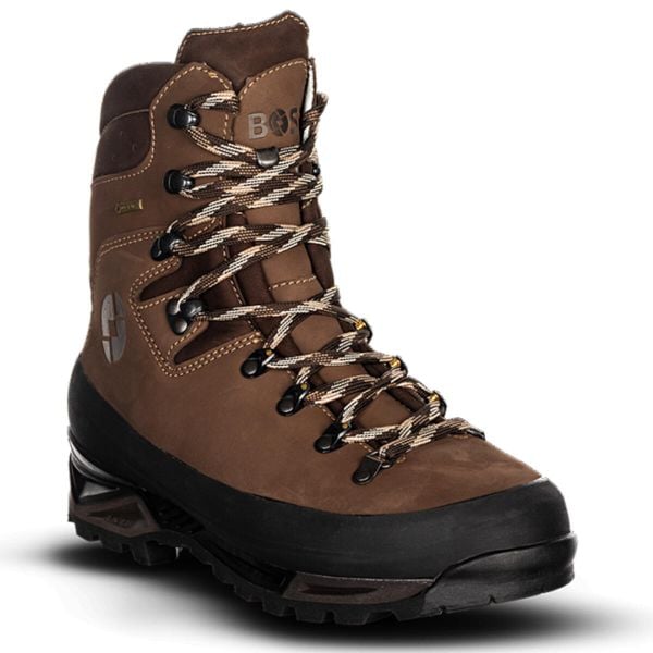 Buty trekkingowe górskie męskie Bosp Ural Pro z Gore-tex i Vibram. Brązowe buty trekkingowe męskie BOSP, z gore-texu, bez zapięcia, trekkingowe, gore-tex. Za 1,020.00 zł.