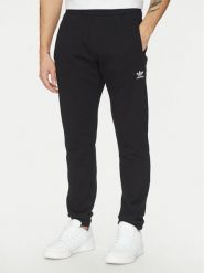 Adidas Spodnie dresowe Trefoil Essentials JD2422 Czarny Slim Fit. Czarne spodnie dresowe męskie Adidas, bez wzorów, z bawełny. Za 179.99 zł.