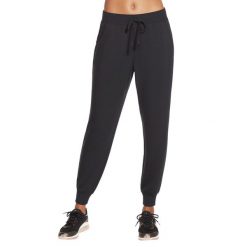 Spodnie sportowe damskie Skechers Restful Jogger Pant. Czarne spodnie dresowe damskie Skechers, xl, z elastanu, na fitness i siłownię. Za 159.99 zł.