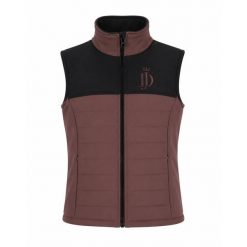 Kamizelka softshell jeździecka damska Aurelia JD Attack. Brązowe kamizelki damskie JD ATTACK, l, z materiału. Za 269.99 zł.