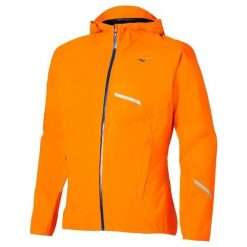 Kurtka wodoodporna Mizuno 20K ER. Brązowe kurtki męskie Mizuno, xl, bez wzorów, z materiału, bez kaptura. Za 618.50 zł.
