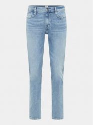 Mustang Jeansy Oregon 1014864 Granatowy Slim Fit. Niebieskie jeansy męskie Mustang. Za 289.99 zł.