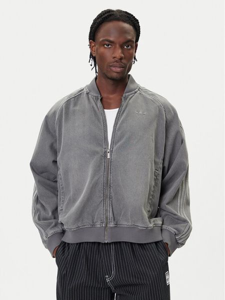 Adidas Kurtka jeansowa SST adicolor JW5915 Szary Loose Fit. Szare kurtki męskie Adidas, m, bez wzorów, z bawełny, bez kaptura. Za 438.99 zł.